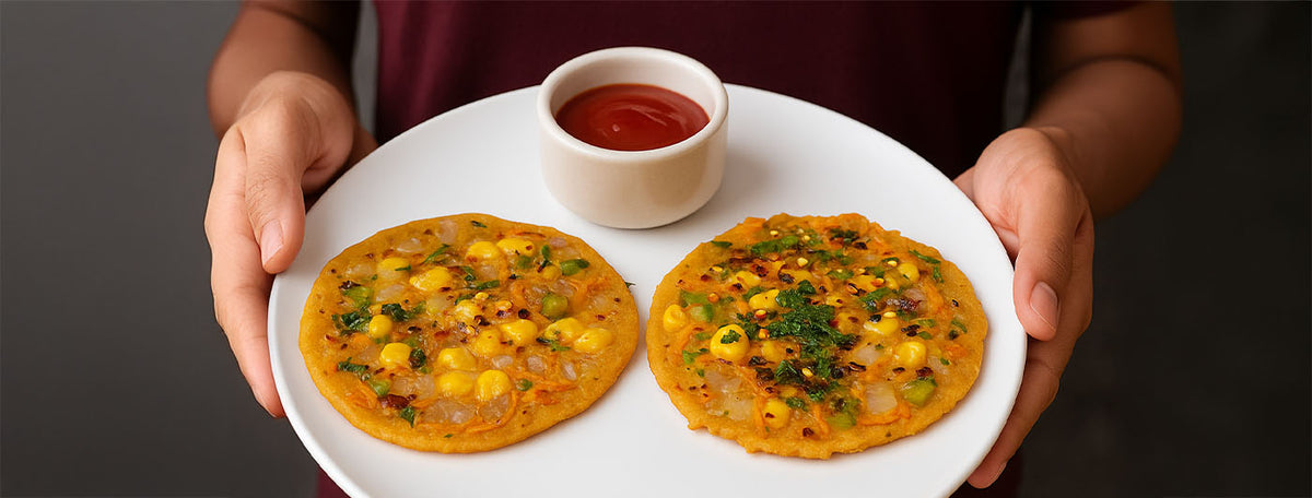 Quick & Easy Vegan Uttapam Recipe at Home