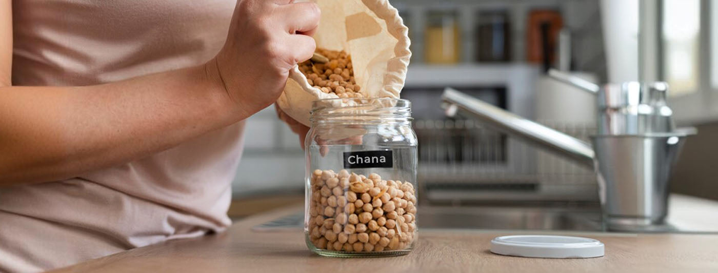 chana protein per 100g