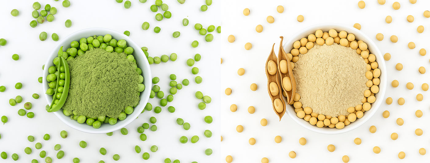 soy protein powder vs pea protein