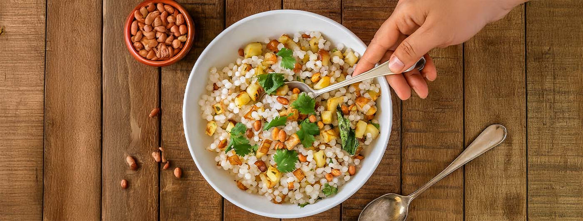 Sabudana Khichdi Recipe with 24g+ Protein Boost
