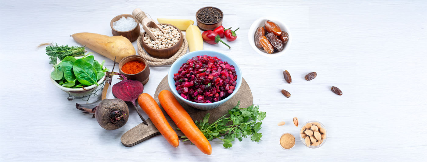 hemoglobin rich food