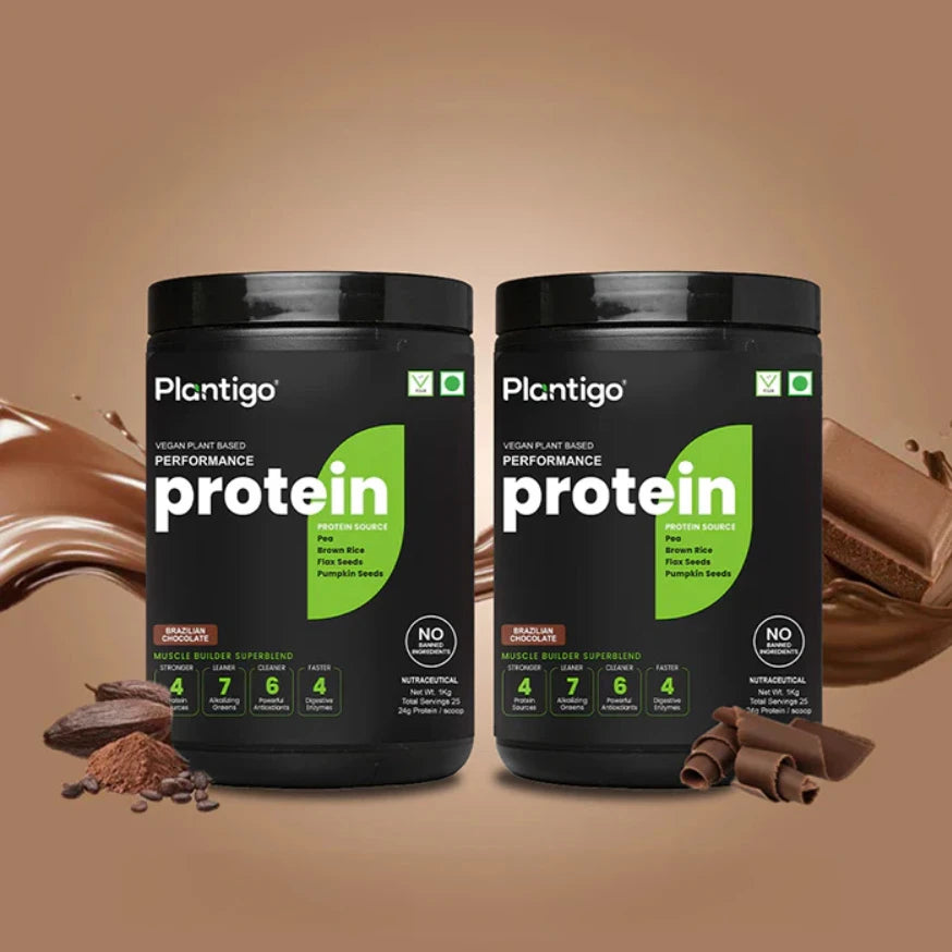 Plant Based Protein Powder for Muscle Gain | 24g Protein | No Added Sugar