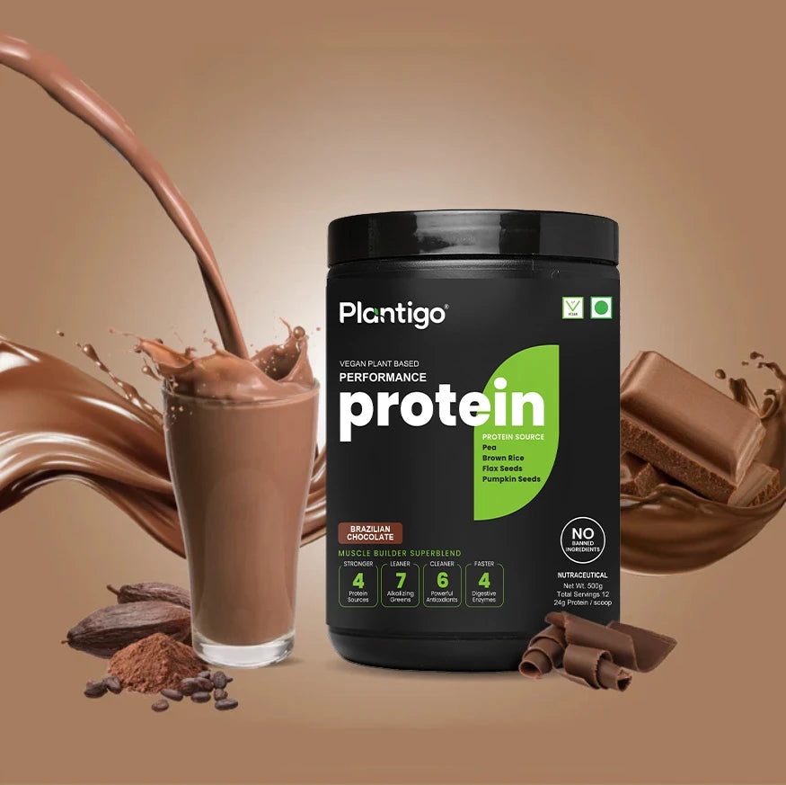 Plant Based Protein Powder for Muscle Gain | 24g Protein | No Added Sugar