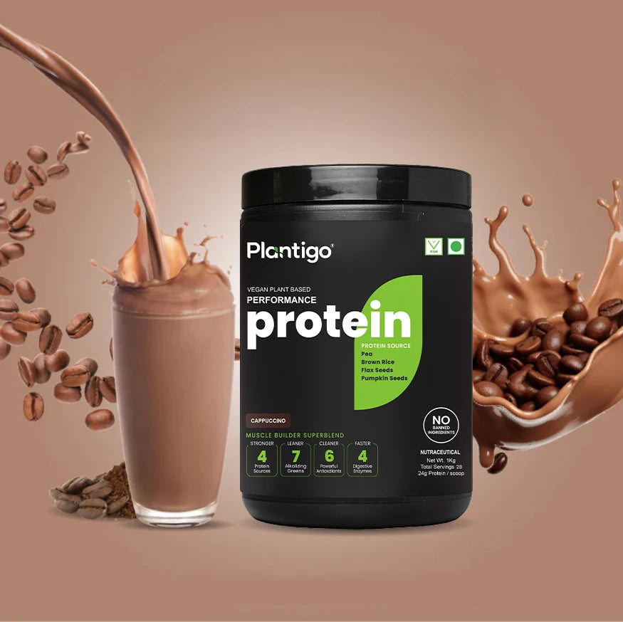 Plant Based Protein Powder for Muscle Gain | 24g Protein | No Added Sugar
