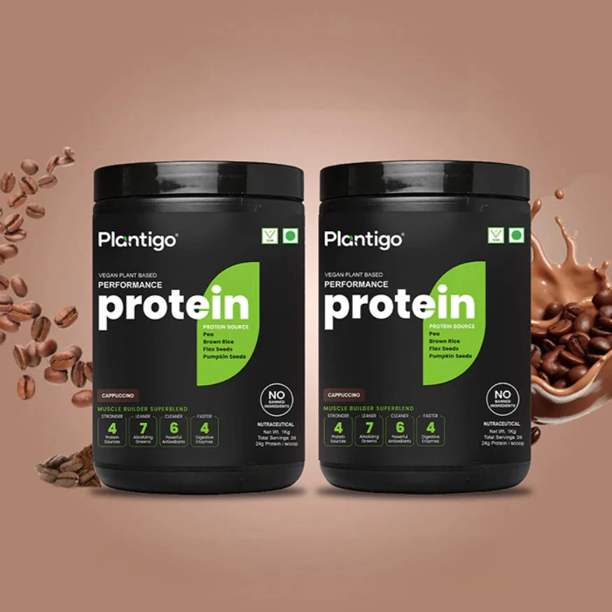 Plant Based Protein Powder for Muscle Gain | 24g Protein | No Added Sugar