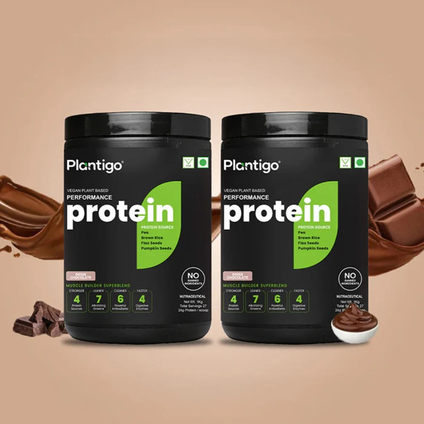 Plant Based Protein Powder for Muscle Gain | 24g Protein | No Added Sugar