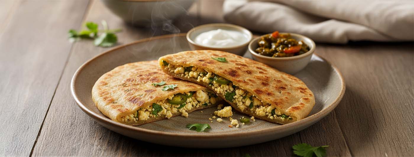 paneer paratha recipe​