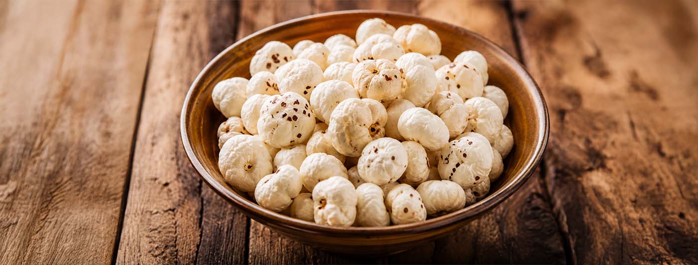 makhana protein per 100g
