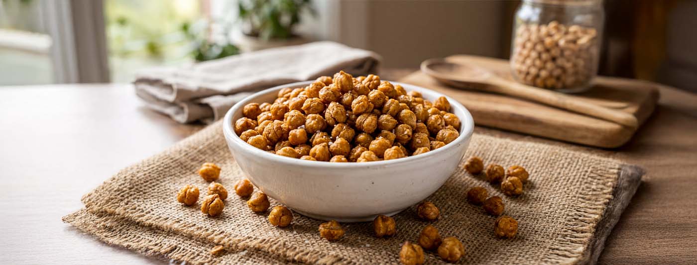 roasted chana protein per 100g