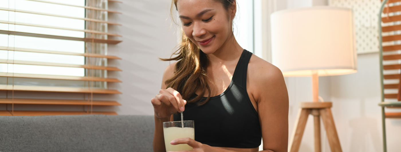 when to drink collagen powder