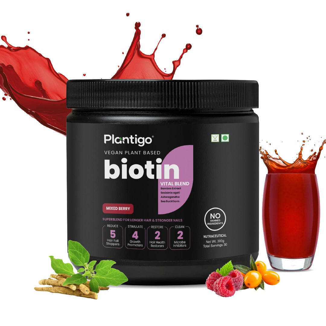Valentines Day Gift Hamper -Biotin Supplement 300g, Collagen Booster 300g+ Shaker 600 ML